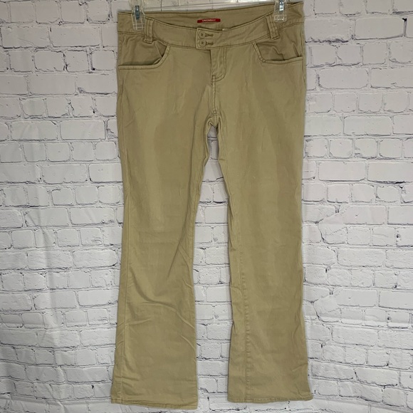 Unionbay Stretch Khaki Colored Pants Size 11 - Picture 1 of 8